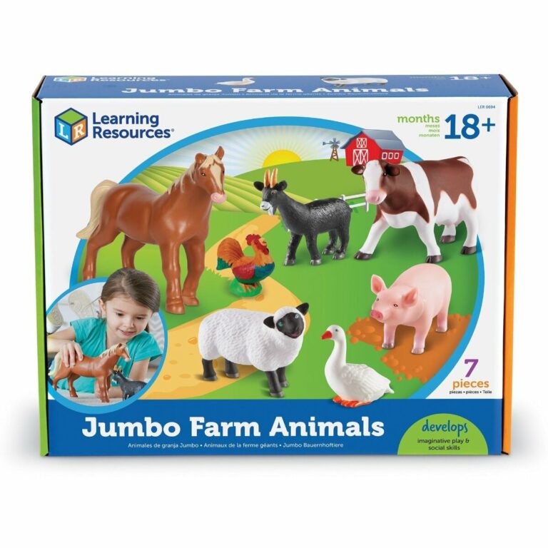 Animale de la fermă- Jumbo - Joc de rol - Learning Resources - 3
