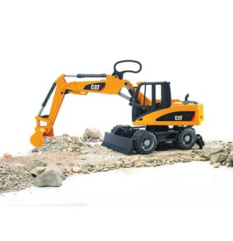 BRUDER - EXCAVATOR PE ROTI CAT-Vehicule Originale Bruder-BR02445