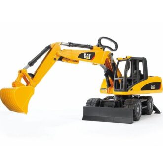 BRUDER - EXCAVATOR PE ROTI CAT-Vehicule Originale Bruder-BR02445