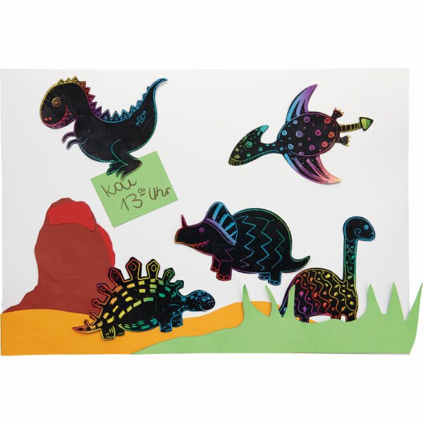 Figurine cu magnet - Dinozauri - Set creativ copii - Bricolaj - Haba prin Didactopia 1