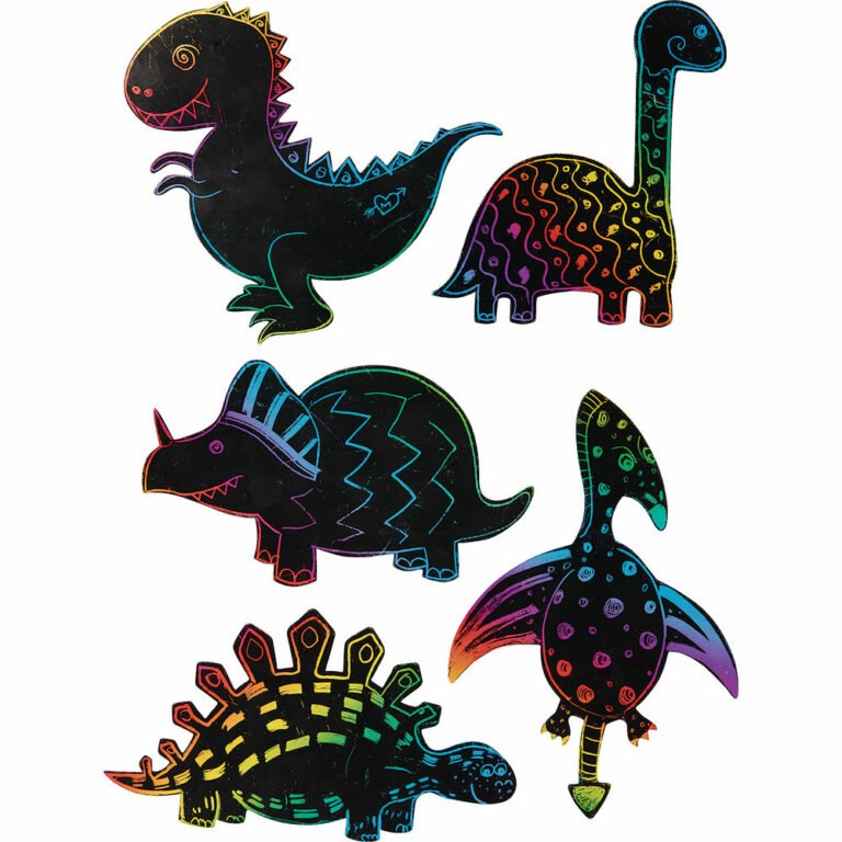 Figurine cu magnet - Dinozauri - Set creativ copii - Bricolaj - Haba prin Didactopia 3