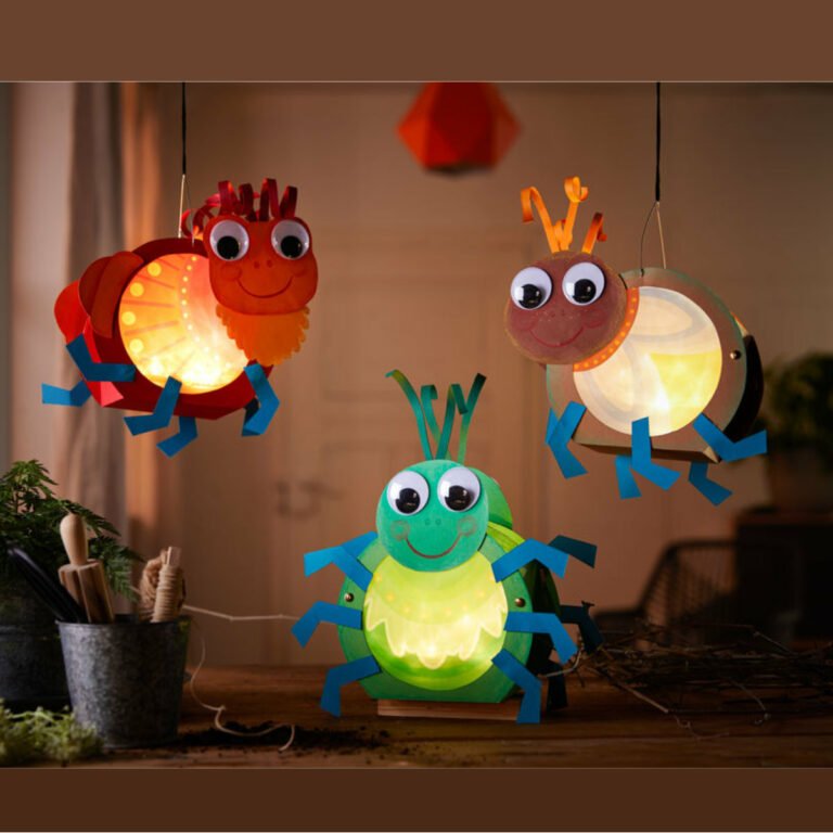 Gandaceii luminosi - Felinare - Set creativ copii - Bricolaj - Haba Sachenmacher