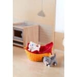 Little Friends - Set 2 pisicuțe, inclusiv covor și coșuleț - Figurine joacă - imagine 3