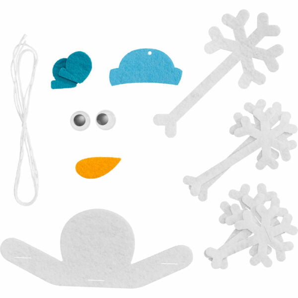 Oameni de zăpadă - Set creație copii - Bricolaj - Haba prin Didactopia 2