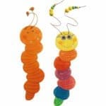 Semne de carte - Viermișorii curioși - 24 buc - Set creativ copii - Bricolaj - Haba prin Didactopia 5