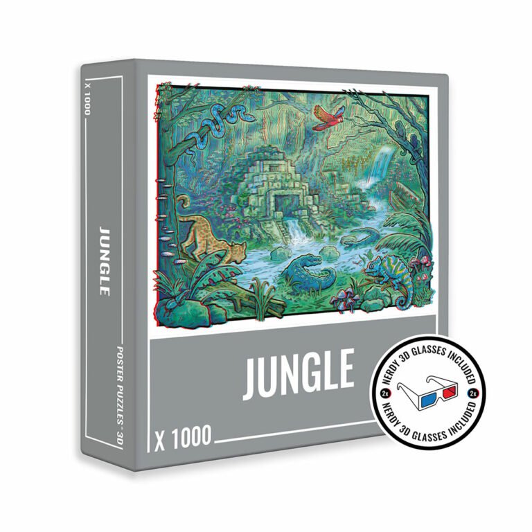Puzzle Jungle 3D 1000 - Original Cloudberries prin Didactopia
