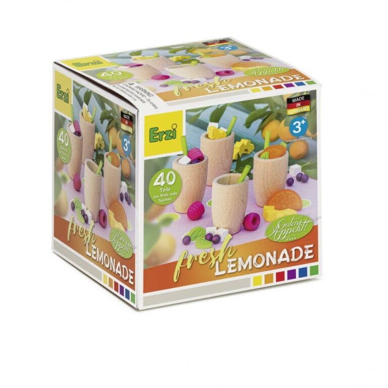 Limonada Fresh - Set alimente lemn de jucărie pentru copii - Erzi Germania