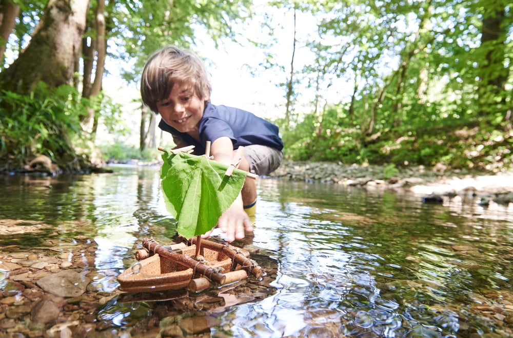 Terra Kids - Kit pentru construcție barcă din plută - Bricolaj outdoor copii - Haba prin Didactopia 1