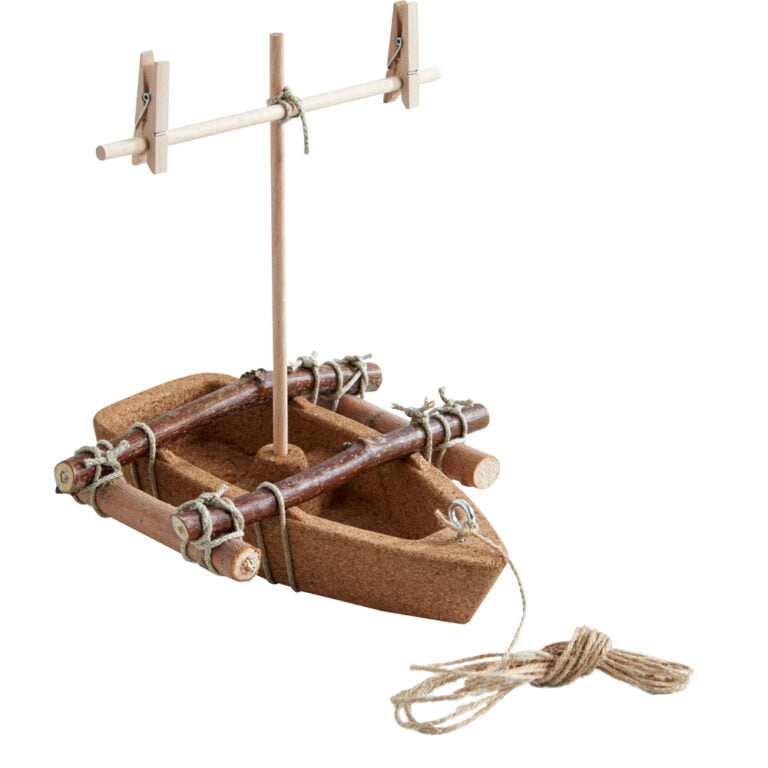 Terra Kids - Kit pentru construcție barcă din plută - Bricolaj outdoor copii - Haba prin Didactopia 3