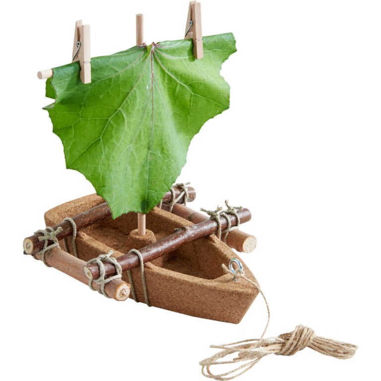 Terra Kids - Kit pentru construcție barcă din plută - Bricolaj outdoor copii - Haba prin Didactopia 4