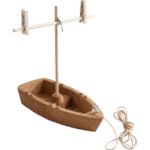 Terra Kids - Kit pentru construcție barcă din plută - Bricolaj outdoor copii - Haba prin Didactopia 5