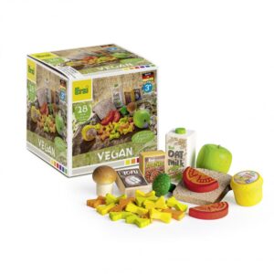 Vegan Life - Set alimente lemn de jucărie pentru copii - Erzi Germania