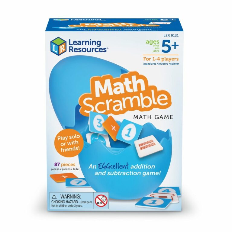 Math Scramble - Joc matematic - Learning Resources prin Didactopia 6
