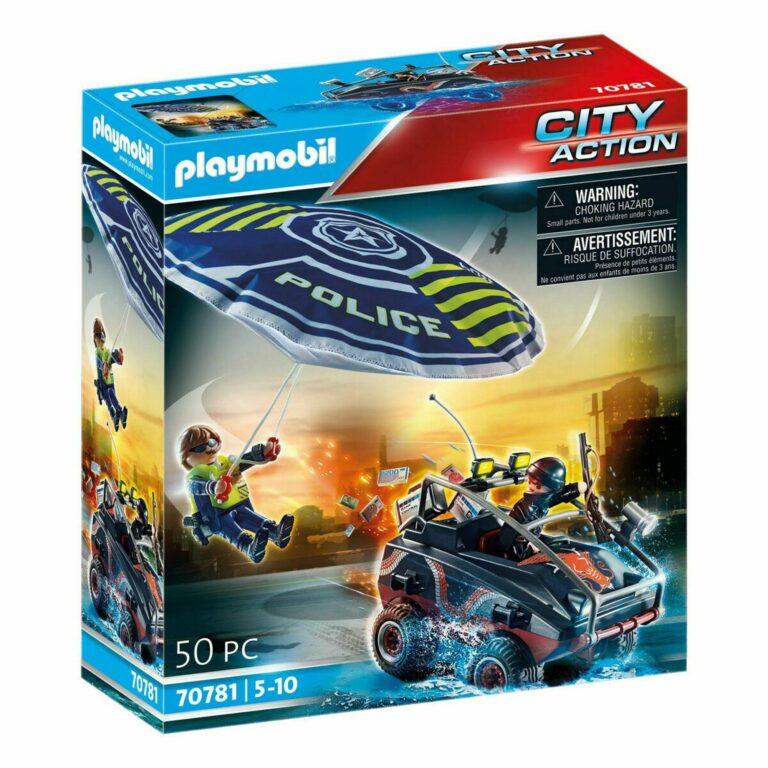 PARASUTA POLITIEI SI HOT CU ATV-Playmobil-City Action-PM70781