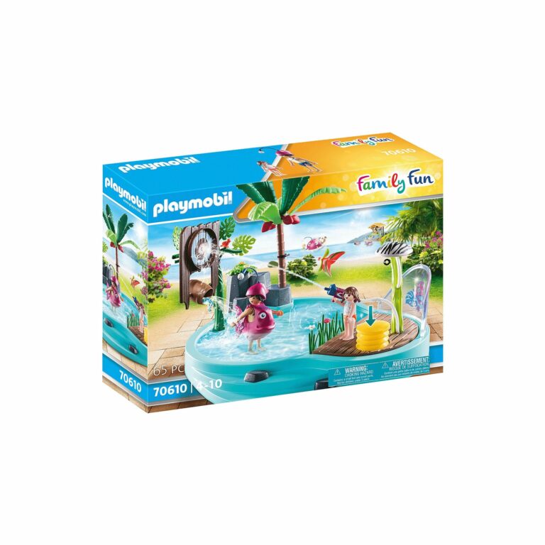 PISCINA CU PISTOL DE APA-Playmobil-Family Fun-PM70610