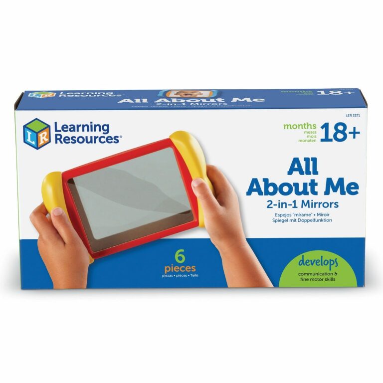Totul despre mine - Jucărie oglindă 2 în 1- Set 6 buc - Learning Resources prin Didactopia 5