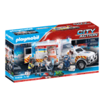Playmobil - Ambulanta Cu Lumini Si Sunete-PM70936