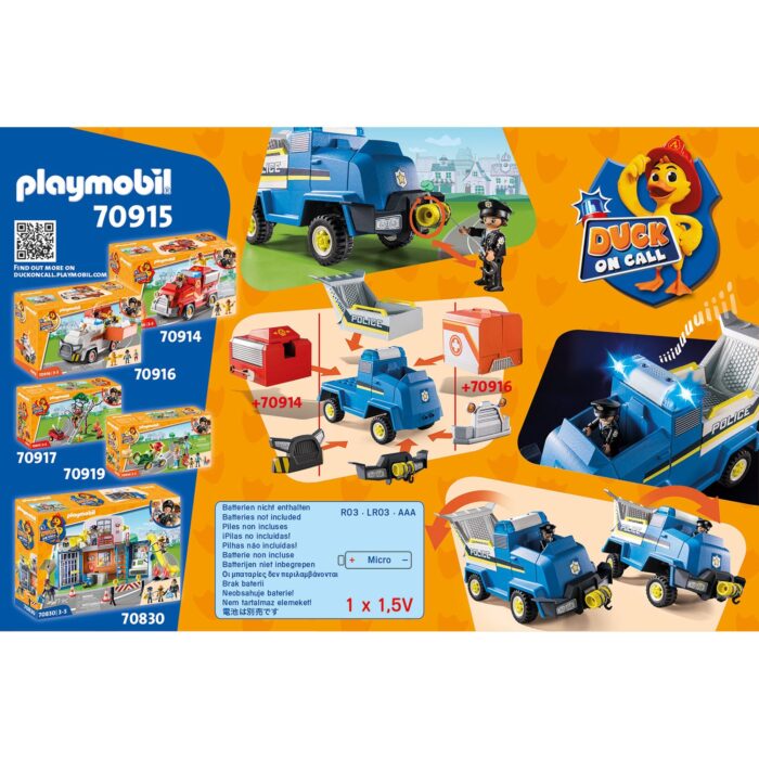 Playmobil - D.O.C - Masina De Politie-PM70915