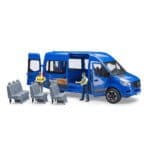 Bruder - Sprinter Mercedes Benz Cu Sofer Si Pasager-Vehicule Originale Bruder-BR02670