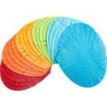 12 Inimi colorate - Set creativ copii - Bricolaj din fetru.webp