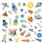 Abtibilduri Djeco Interstelar-DJECO-Didactopia
