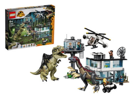 Atacul Giganotozaurului ?i Therizinosaurului - LEGO Jurassic World 76949 - prin Didactopia by Evertoys