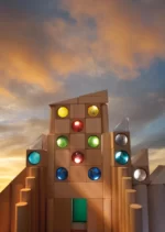 Blocuri prismatice - constructii cu efecte optice