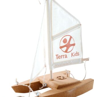 Catamaran din pluta - Set bricolaj - Activitati outdoor copii - Haba Terra Kids