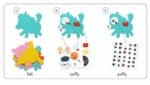 Colaje animale din fetru Djeco-DJECO-Didactopia
