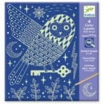 Joc creativ de razuit planse fluorescente
