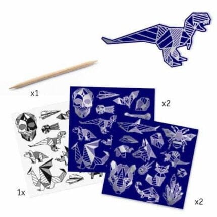 Joc creativ de razuit planse metalice-DJECO-Didactopia