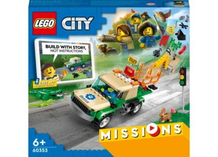 Misiuni de salvare a animalelor salbatice - LEGO City 60353 - prin Didactopia by Evertoys