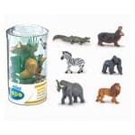 PAPO FIGURINA SET 6 MINI ANIMALE SALBATICE-Seturi-original PAPO prin Didactopia by Evertoys