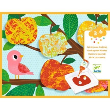 Pictura cu bile din sticla