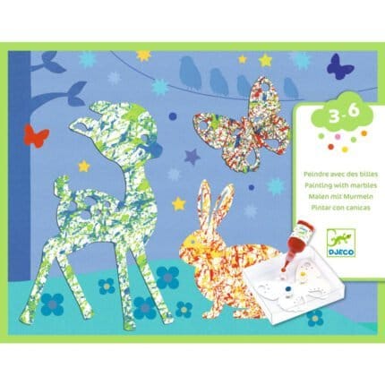 Pictura cu bile din sticla