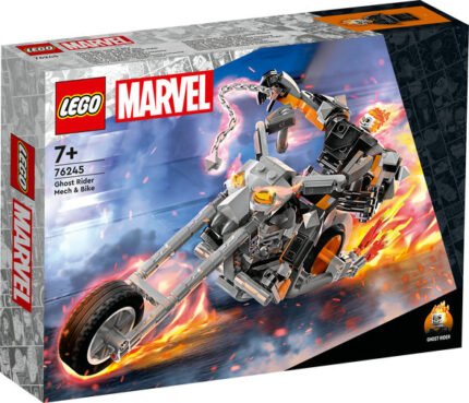 Robot si motocicleta Ghost Rider - LEGO Marvel Super Heroes 76245 - prin Didactopia by Evertoys