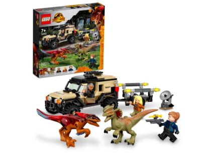 Transportul de Pyroraptor ?i Dilophozaur - LEGO Jurassic World 76951 - prin Didactopia by Evertoys