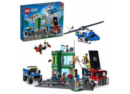 Urmarirea cu politia de la banca - LEGO City 60317 - prin Didactopia by Evertoys