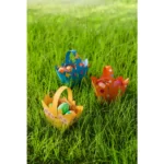 Cosulete pentru cadouri - Set creativ copii - Bricolaj carton - 12 cosulete iepuras