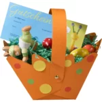Cosulete pentru cadouri - Set creativ copii - Bricolaj carton - 12 cosulete iepuras