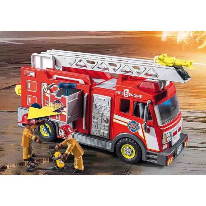 Playmobil - Camion De Pompieri Us-PM71233