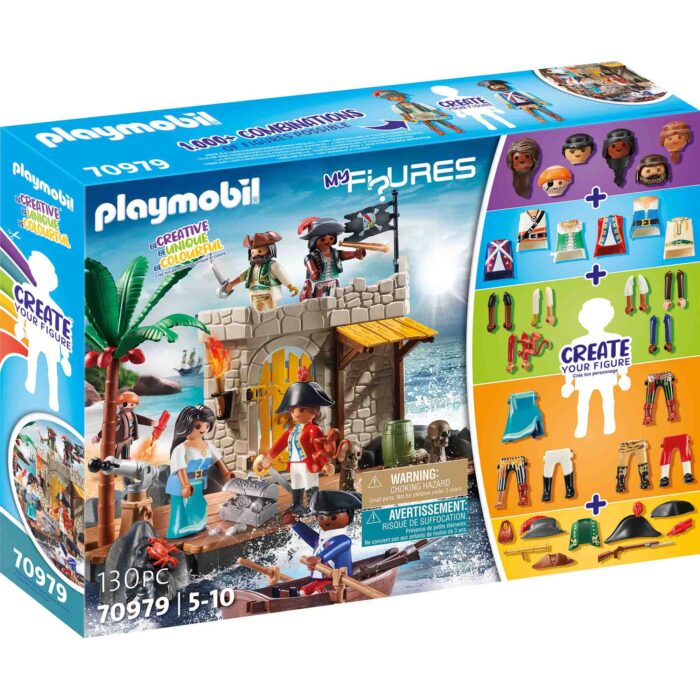 Playmobil - Creeaza Propria Figurina - Insula Piratilor-PM70979