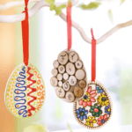 Sabloane din lemn pentru decorare - Set creativ copii - Bricolaj lemn - 24 sabloane