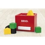 Brio - Cutie De Sortat Forme Rosie-Trenulet Lemn original BRIO-BRIO30148