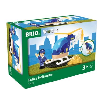 Brio - Elicopter De Politie-Trenulet Lemn original BRIO-BRIO33828