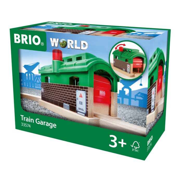 Brio - Garaj Pentru Trenuri-Trenulet Lemn original BRIO-BRIO33574