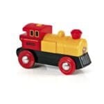 Brio - Locomotiva Mica Rosie Cu Baterii-Trenulet Lemn original BRIO-BRIO33594