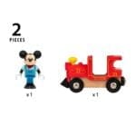 Brio - Mickey Cu Locomotiva-Trenulet Lemn original BRIO-BRIO32282