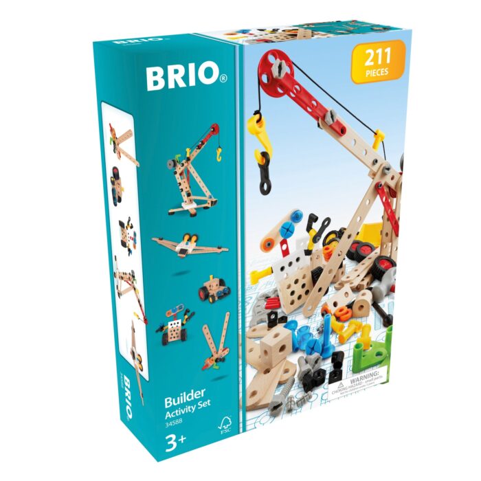 Brio - Set Activitati De Constructie-Trenulet Lemn original BRIO-BRIO34588