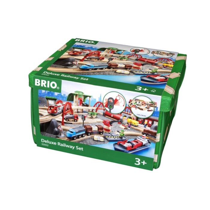 Brio - Set Deluxe Cale Ferata-Trenulet Lemn original BRIO-BRIO33052